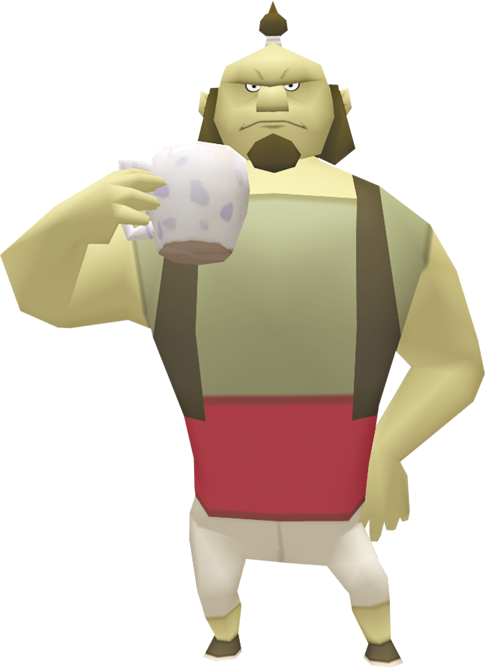 So Was The Hero Of Winds Age Retconned - Windfall Island All Npcs (485x668), Png Download