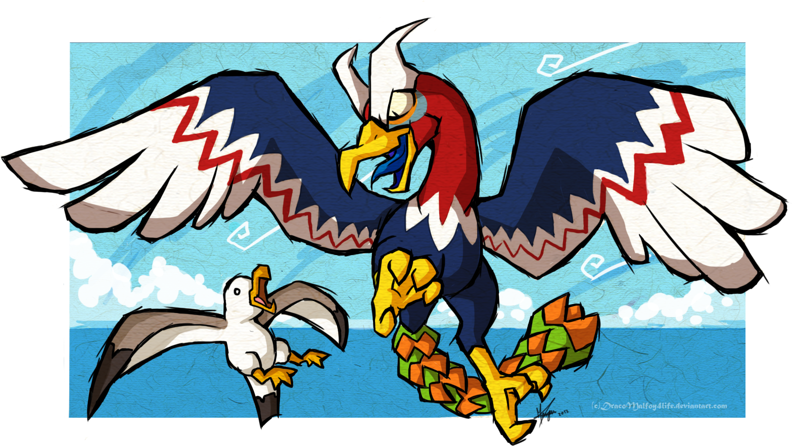 Kargarok - Legend Of Zelda The Wind Waker Kargaroc (1682x1153), Png Download