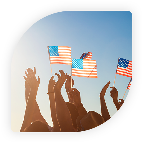 American - Shows The Love In Your Country (489x489), Png Download