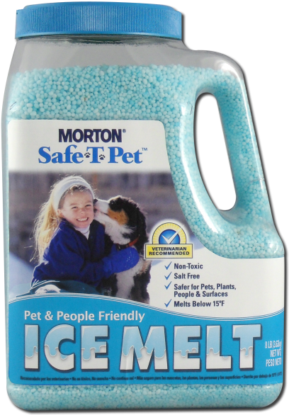 Morton Ice Melt Pet Safe Deicer “ - Morton Safe-t-pet Ice Melt - 8 Lb (440x600), Png Download