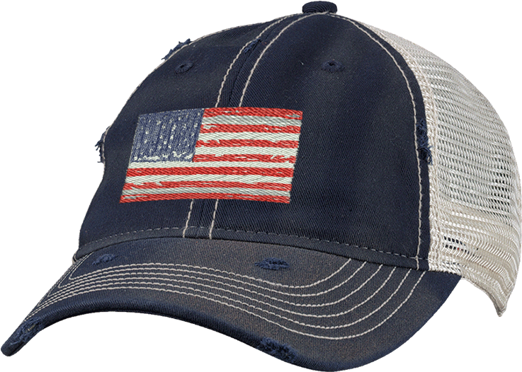 American Flag Hat - American Flag Hat Trucker (1020x940), Png Download