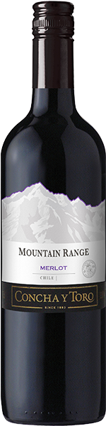 Concha Y Toro Mountain Label Merlot, Central Valley, - Concha Y Toro Mountain Range Merlot (268x626), Png Download