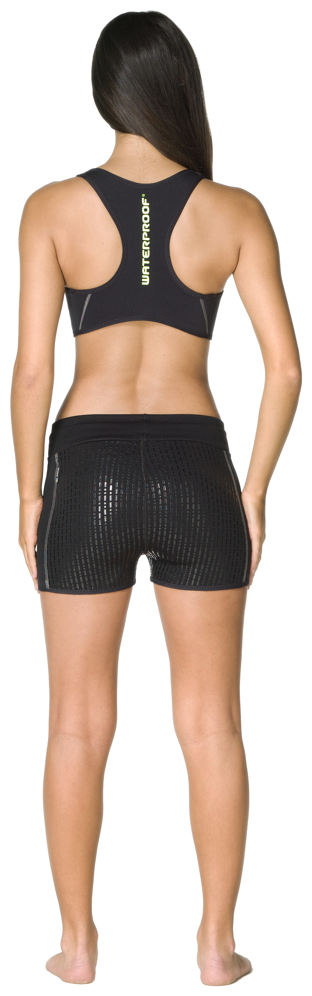 A Seat That Grips - Waterproof Shorts Damen (1731x3741), Png Download