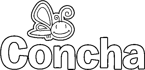 Dibujo De Concha Para Colorear - Nombre De Concha Para Colorear (600x470), Png Download