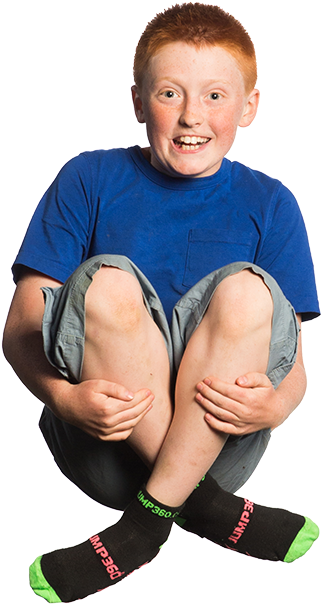 Buy Jump Time - Sitting (576x653), Png Download