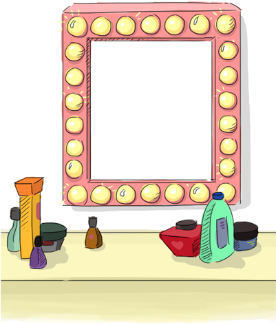 Beautifying Reviews - Cosmetics (400x481), Png Download