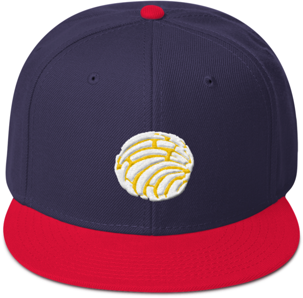 White Concha - Snapback Hat - Wool (690x690), Png Download