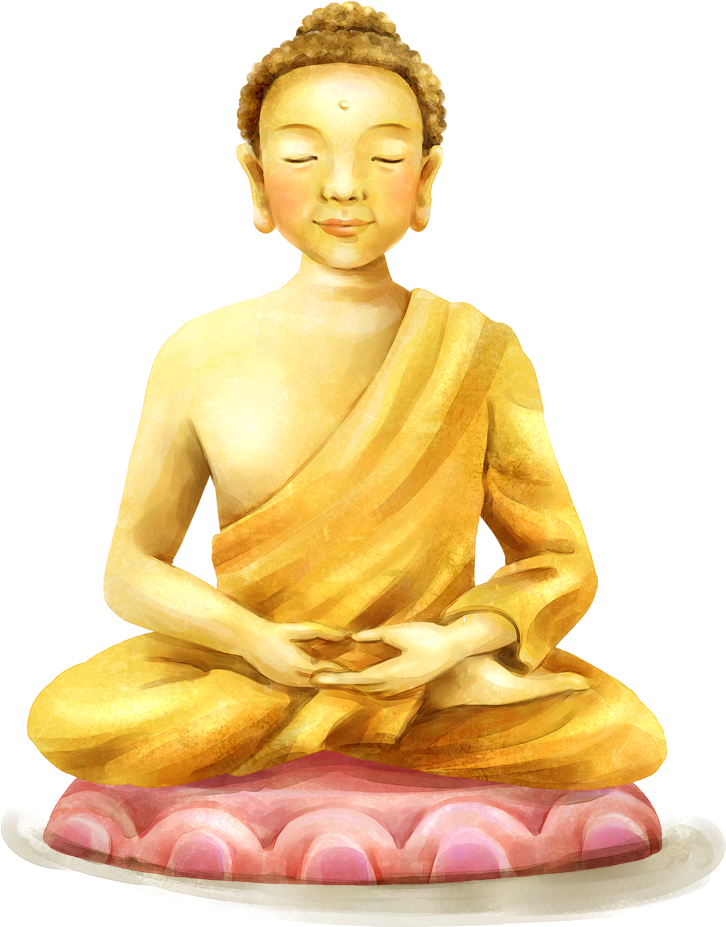 Lord Buddha Hd Images Png (1000x1000), Png Download