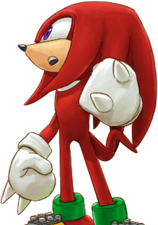 Photo - Knuckles The Echidna (530x753), Png Download