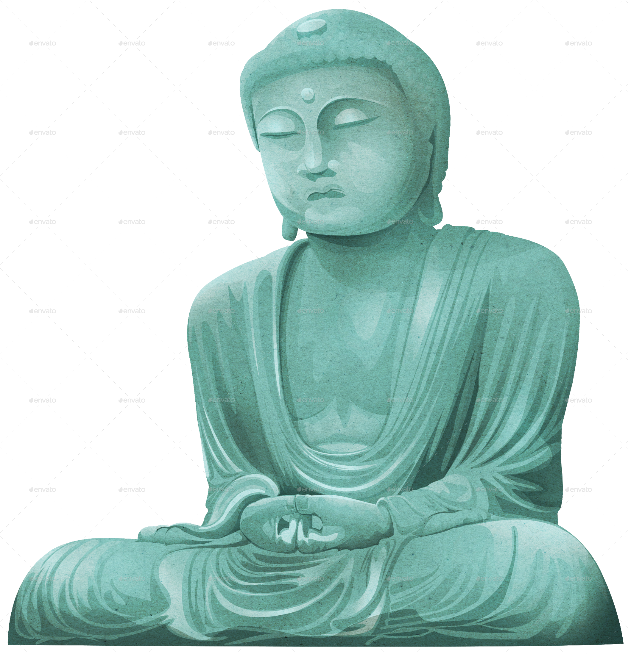 Jpg The Great Buddha Of Kamakura - Kamakura (2124x2205), Png Download
