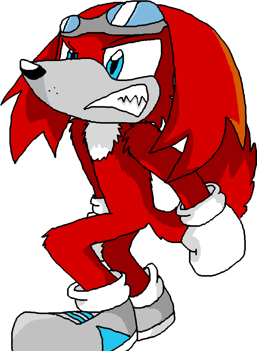 Knuckles The Echidna On Steroids Knuckles The Echidna - Knuckles Angry (941x1255), Png Download