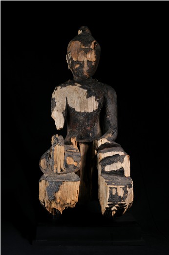 Wooden Antique Buddha Gallery - Carving (940x520), Png Download