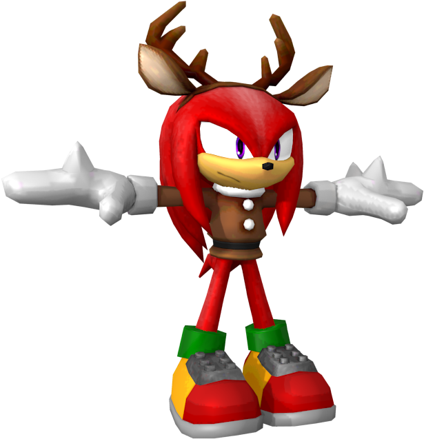 Download Zip Archive - Knuckles The Echidna (750x650), Png Download