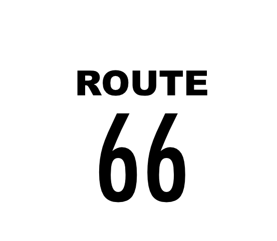 Free Vector Route 66 Clip Art - T Shirt (600x562), Png Download