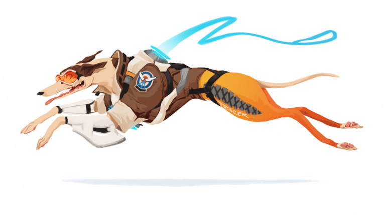 Roverwatch Overwatch Dogs Illustration Lily Nishita - Overwatch Characters As Dogs (800x533), Png Download
