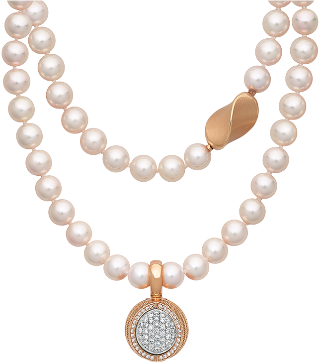 Pair A Pieter Andries Pendant With A Gold Chain, Italian - Necklace (768x768), Png Download