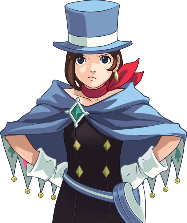 Image - Trucy Wright Sprite Hd (608x724), Png Download