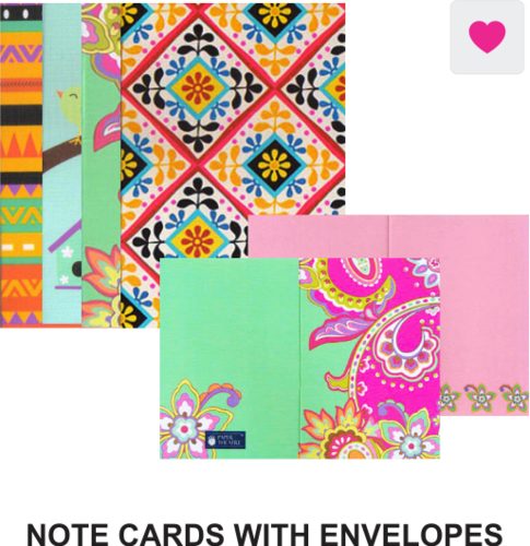 Assorted Note Card With Envelopes Pack Of - Envelope (485x500), Png Download