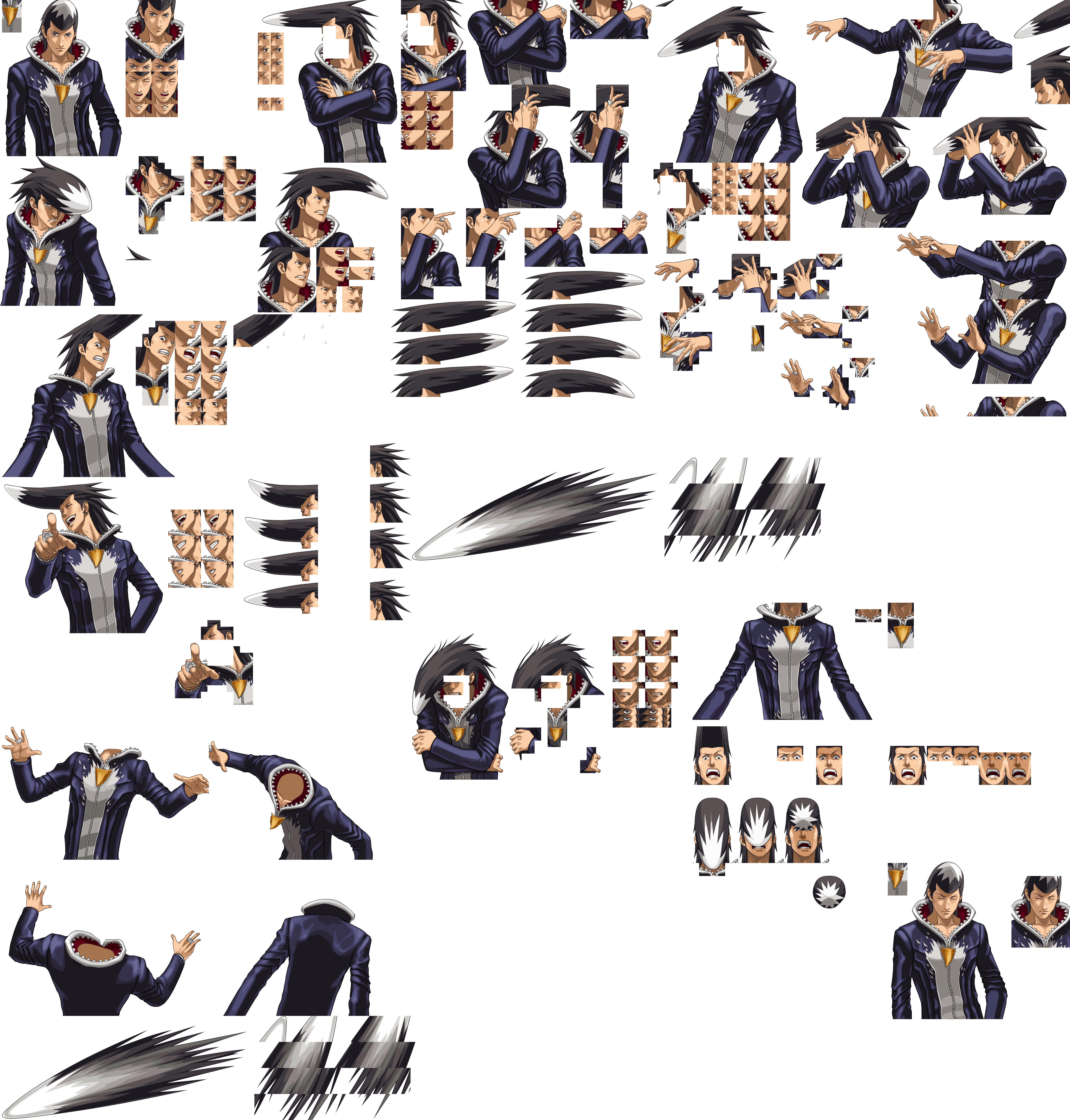 Click For Full Sized Image Daryan Crescend - Apollo Justice Ace Attorney Pixel Art (5262x5508), Png Download
