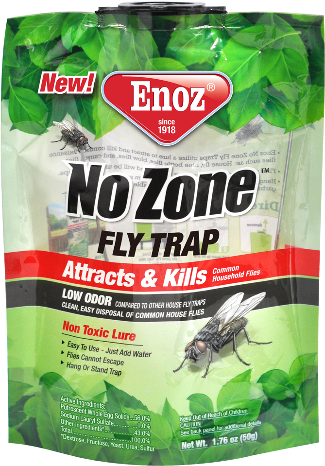 Enoz No Zone Fly Trap Bag - Enoz No Zone Fly Trap, Large Bag, 1.76 Oz Lure - (3 (1000x1000), Png Download