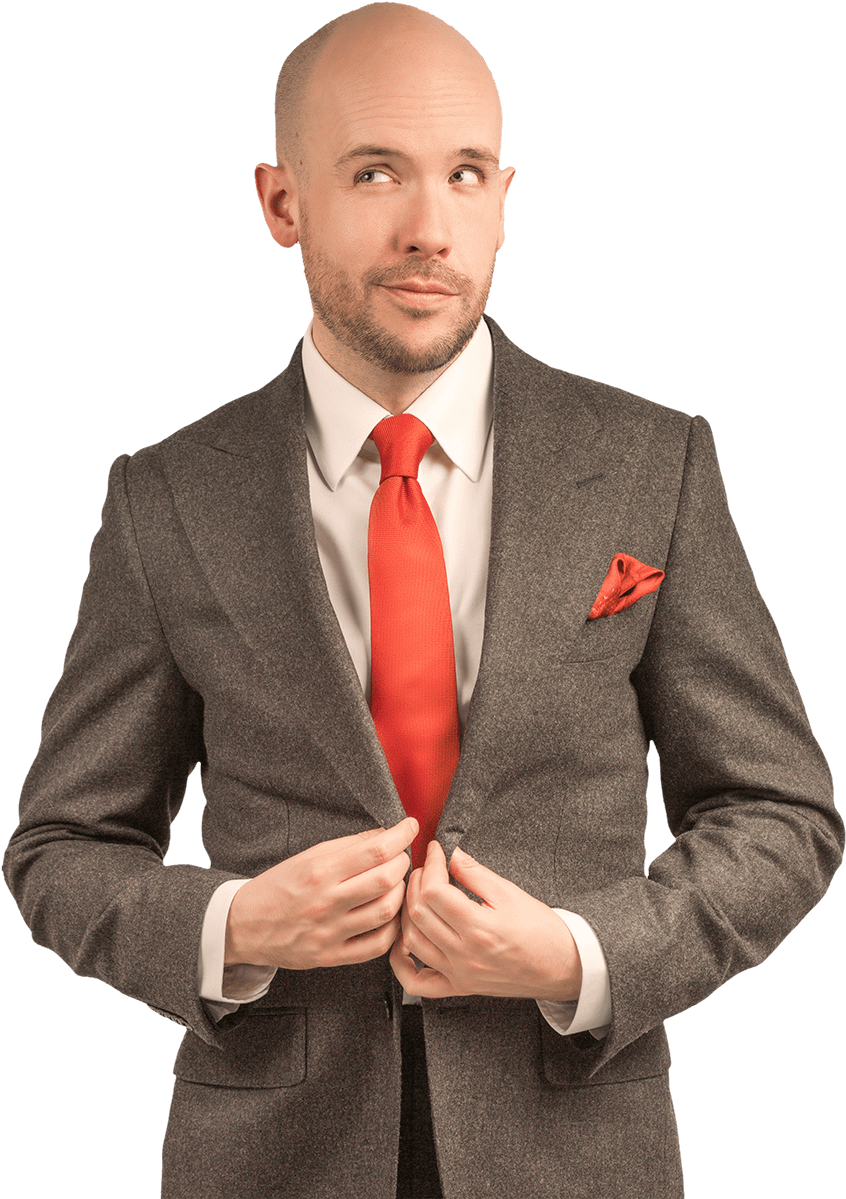 Well-spoken, Disparagingly Camp Son Of Working Class - Tom Allen Absolutely (875x1200), Png Download
