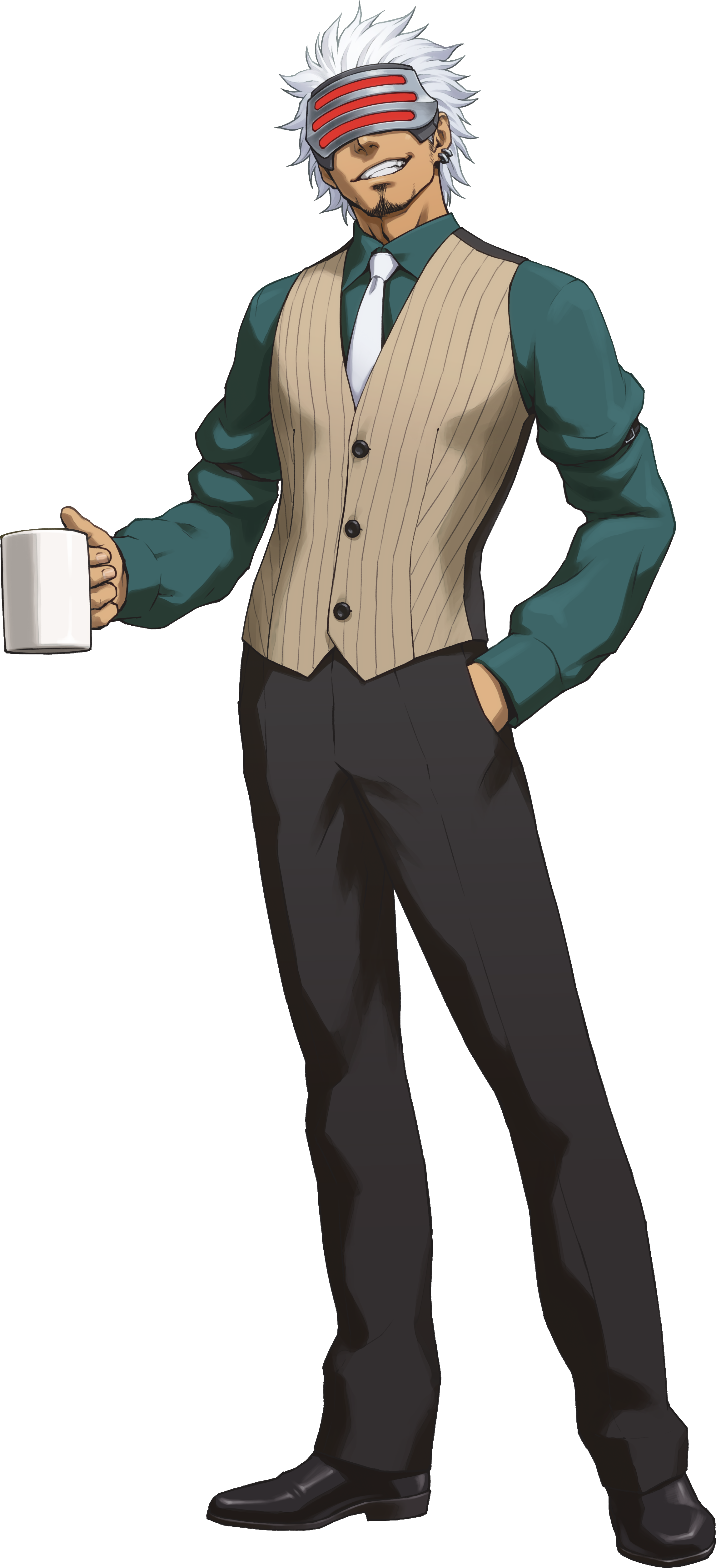 Godot - Phoenix Wright Trials And Tribulations Godot (457x1000), Png Download