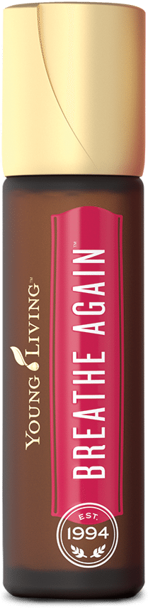 Breathe Again - Stress Away 10 Ml Roll On By Young Living Essential (224x900), Png Download