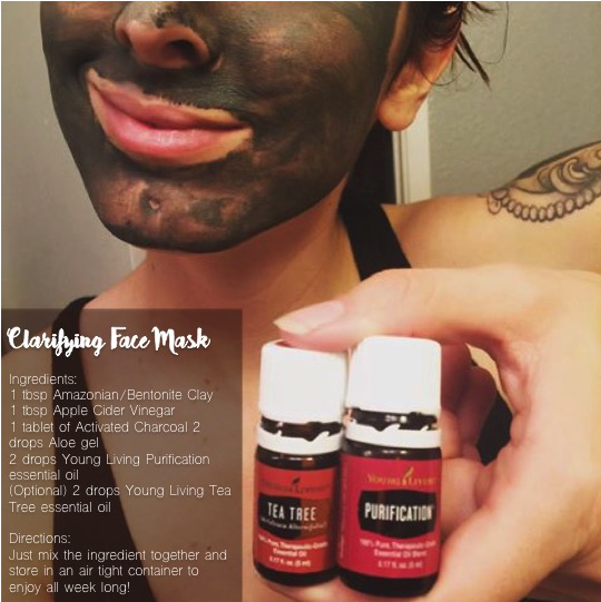 Clarifying Face Mask Recipe - Young Living Charcoal Bar Soap (720x540), Png Download