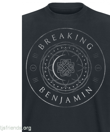 Breaking Benjamin Circle Camiseta Negro Liso 100% Algodón - The Hitchhiker's Guide To The Galaxy (500x500), Png Download