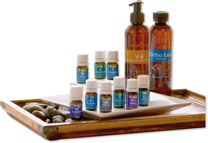 Young Living Raindrop - Raindrop Technique (726x498), Png Download