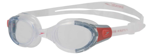Speedo Futura Biofuse Goggle, Clear/red - Speedo Futura Biofuse Goggle - Black/smoke (480x480), Png Download