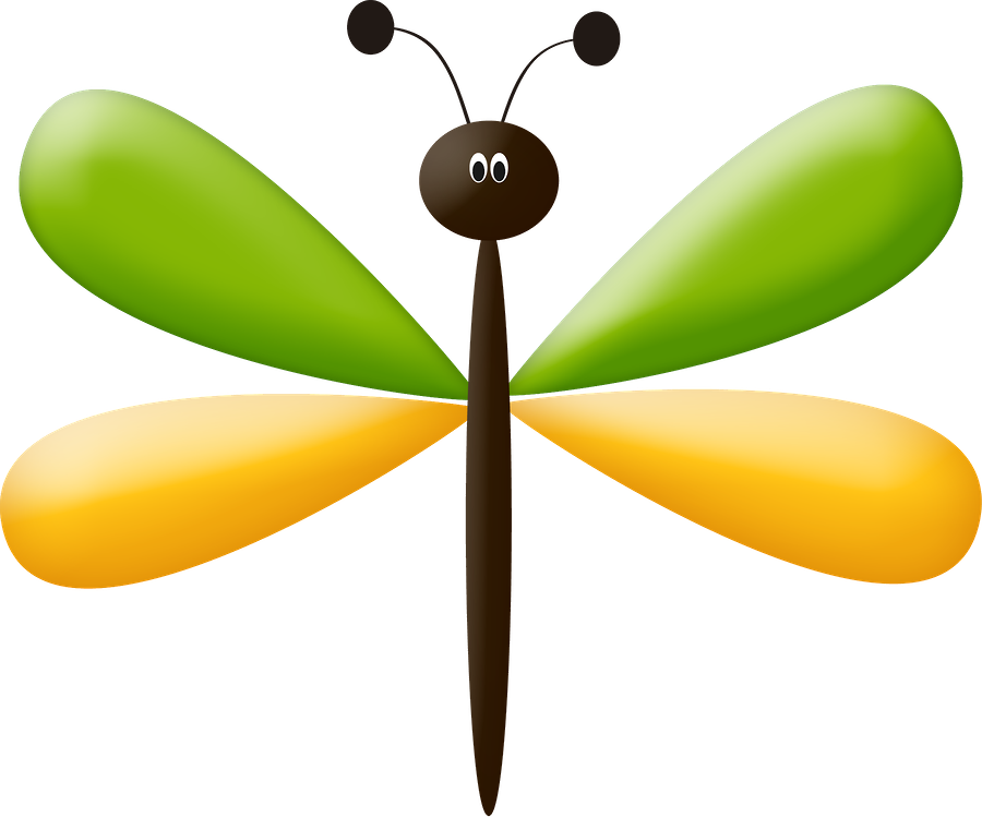 Bugs, Dragonflies, Pet, Cards, Templates, Animals, - Painting (900x749), Png Download