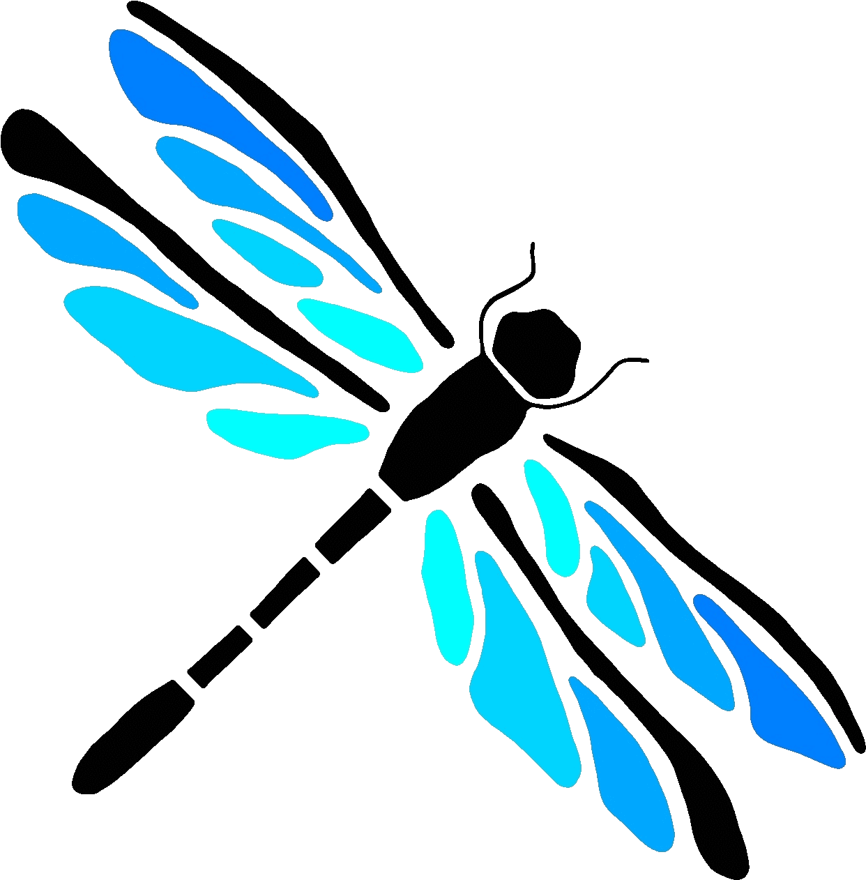 Dragonfly Vector Png - Dragonfly (1485x1463), Png Download