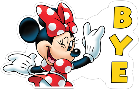 Viber Sticker «minnie Mouse» - Minnie Mouse Stickers Viber (490x317), Png Download