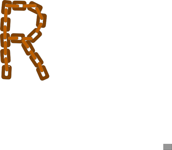 Chain Letter Brown Svg Clip Arts 600 X 521 Px (600x521), Png Download