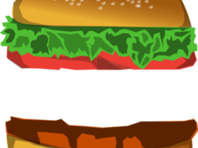 Burger Clipart Logo - Burger Clip Art (640x480), Png Download