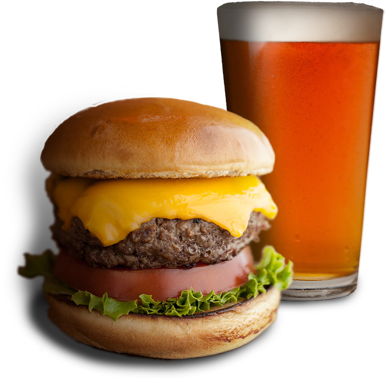 Clipart Resolution 776*793 - Burger And Beer Special (776x793), Png Download