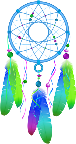 Dreamcatcher Clip Art Png Image - Clip Art Dream Catchers (327x600), Png Download
