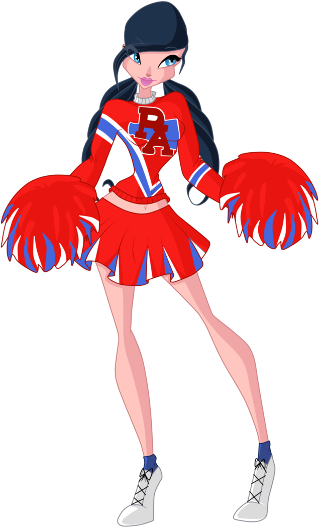 Cheerleading Clipart Base - Cheerleading (684x1168), Png Download