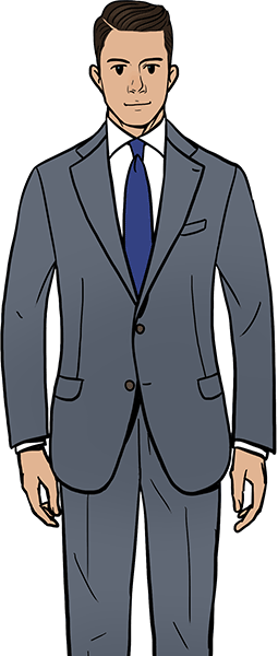 How A Suit Should Fit Intro - Suitsupply (255x600), Png Download