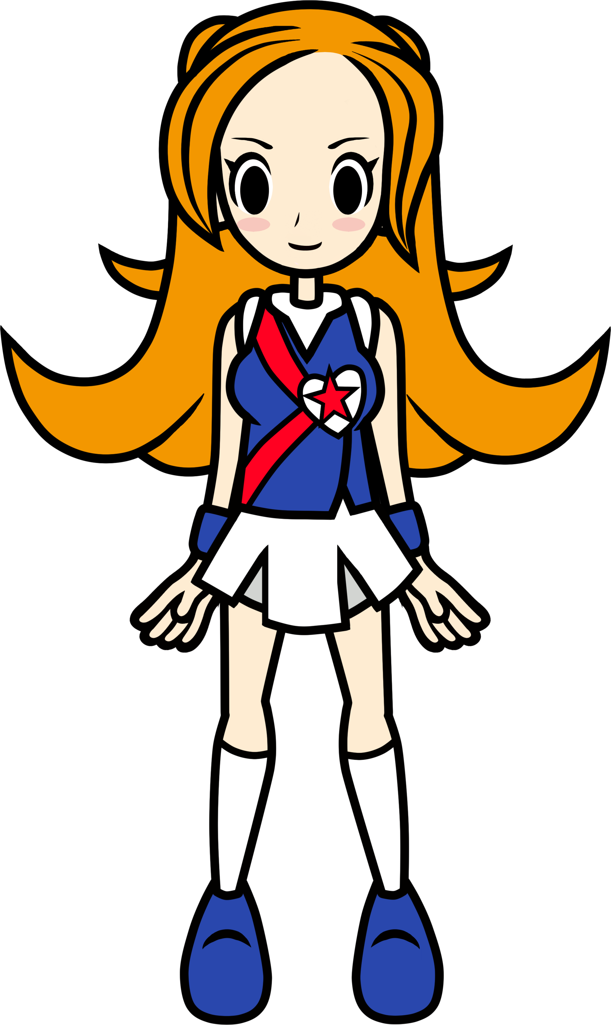Cheerleader Clipart Pep Squad - Mona Cheerleader (2000x3353), Png Download