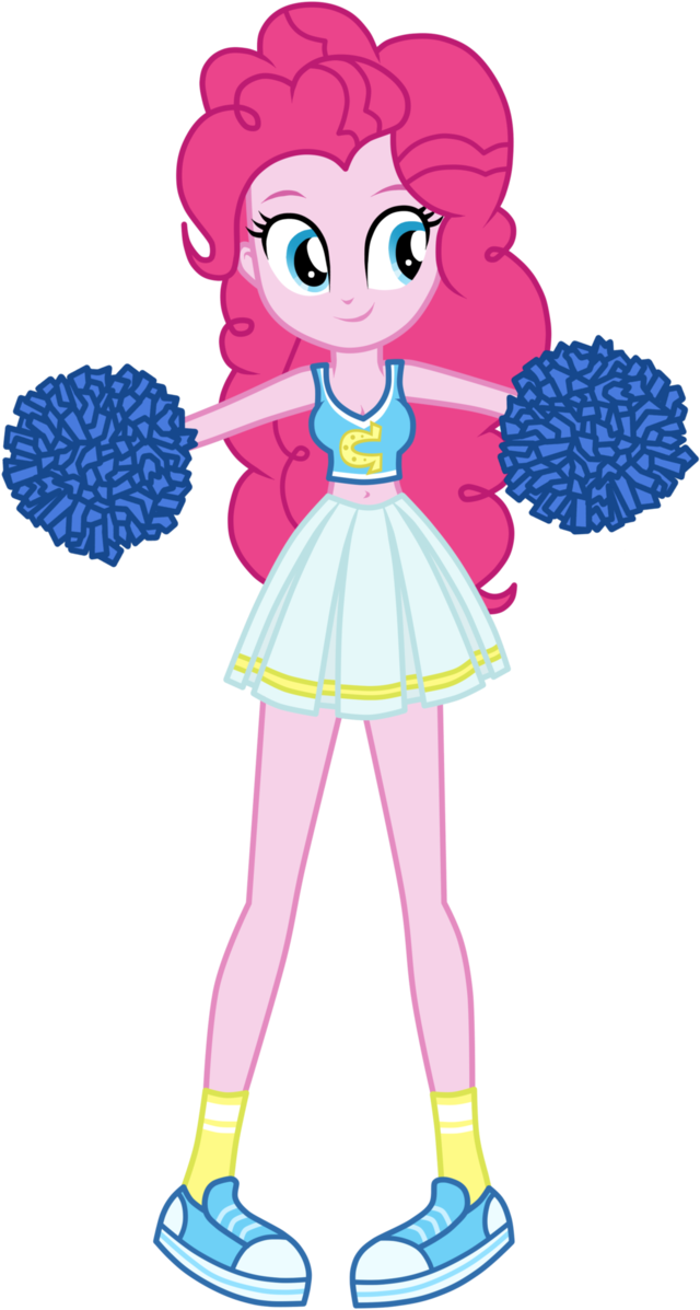 Cheerleader Pinkie Pie By Mixiepie On Deviantart - Pinkie Pie Cheerleader Equestria Girls (641x1246), Png Download