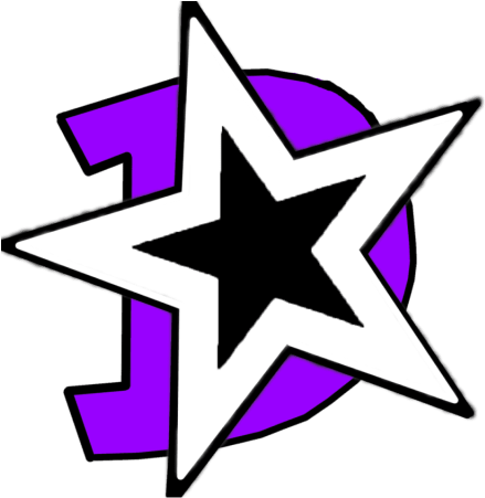 Pin Purple Cheerleader Clipart - Douglasville Cheer Stars (800x450), Png Download