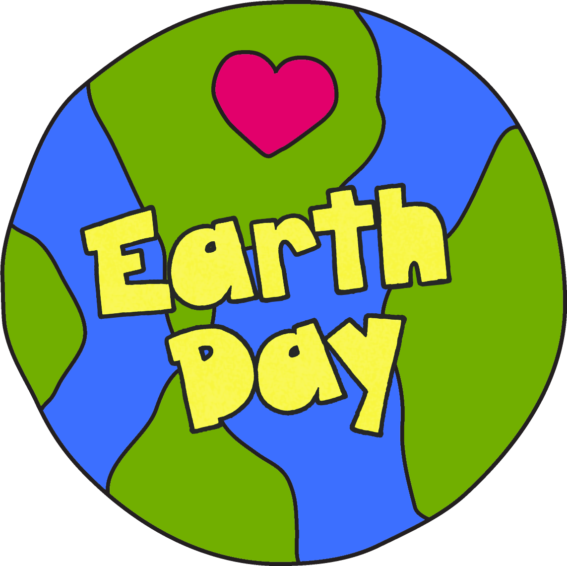 Banner Black And White 2013 Clipart Earth Day - Earth Day Clipart Png (1143x1140), Png Download