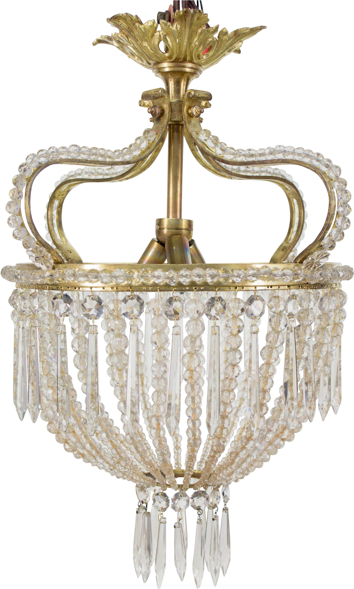 French Crystal Ceiling Chandelier - Chandelier (1996x1996), Png Download