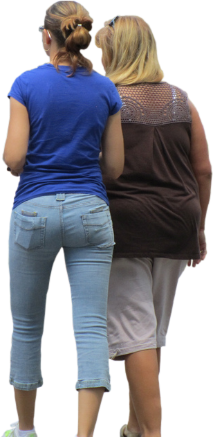 Woman Walking Away Png Download - People Walking Photoshop (685x630), Png Download