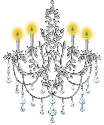 Chandelier Silhouette Png - Clip Art (335x400), Png Download