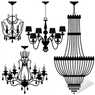 Crystal Chandelier Pattern (400x400), Png Download