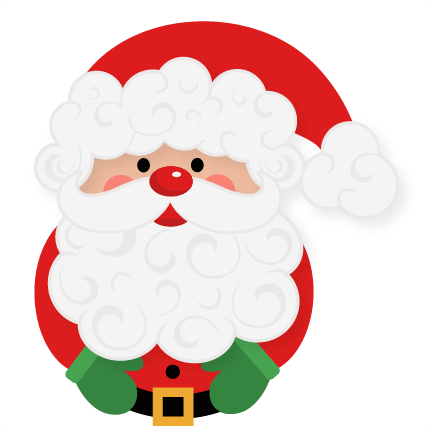 Santa Claus Svg Scrapbook Cut File Cute Clipart Files - Computer File (432x432), Png Download