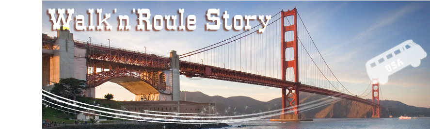 Walk'n'roule Story - Golden Gate Bridge (1017x265), Png Download